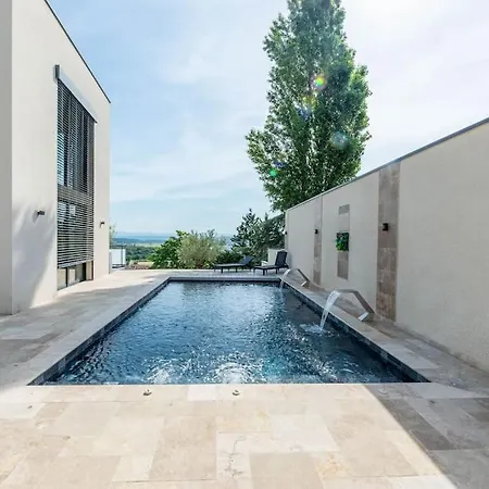 Villa Luxe Piscine Spa Vue Grenay Exterior photo