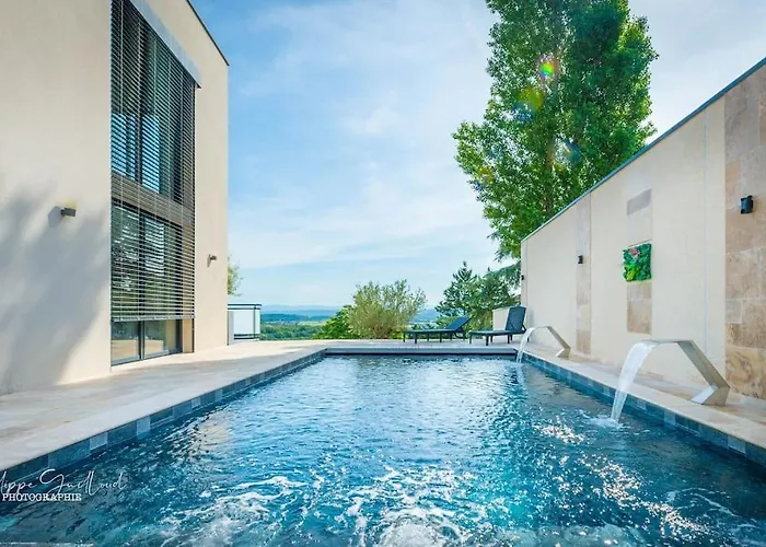 Villa Luxe Piscine Spa Vue